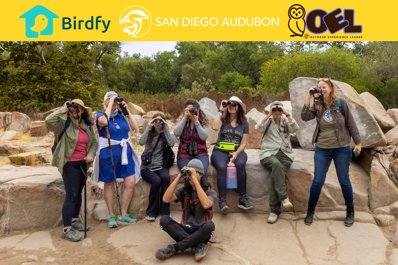 Birdfy Sponsors San Diego Audubon’s Outdoor Experience Leaders Program