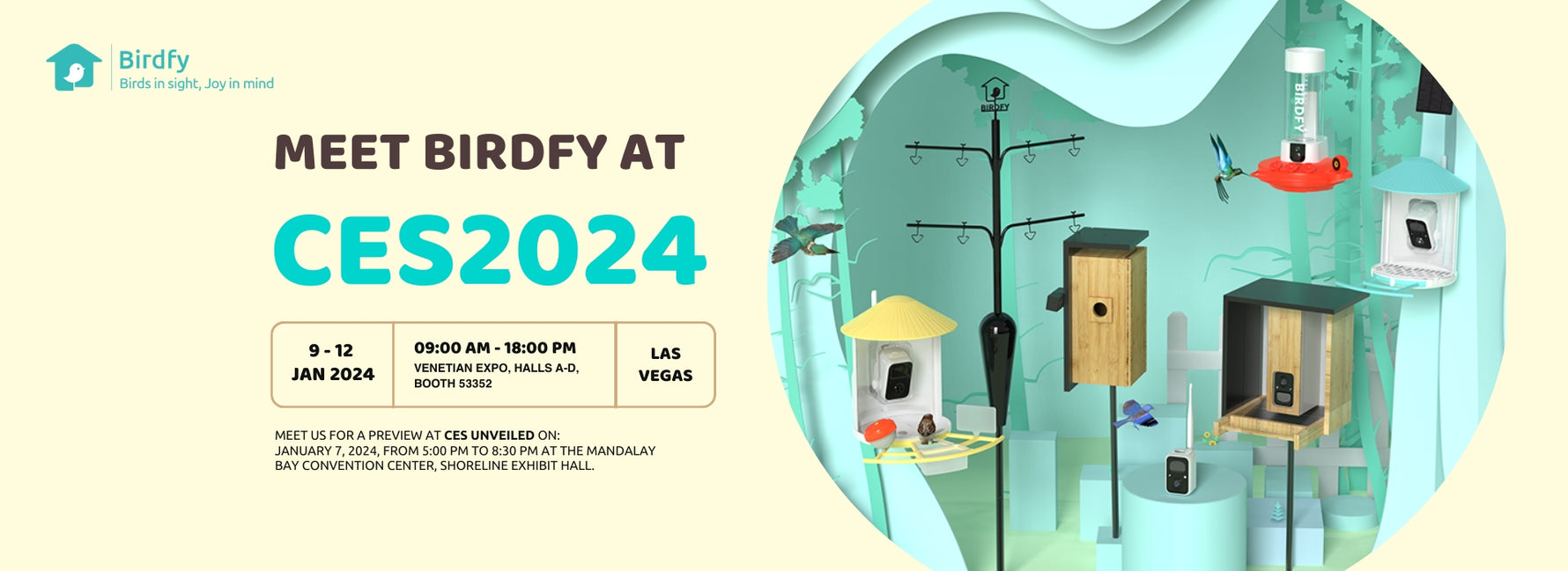 Birdfy's Debut at CES 2024: Unveiling Innovative Solutions for Smart Birding