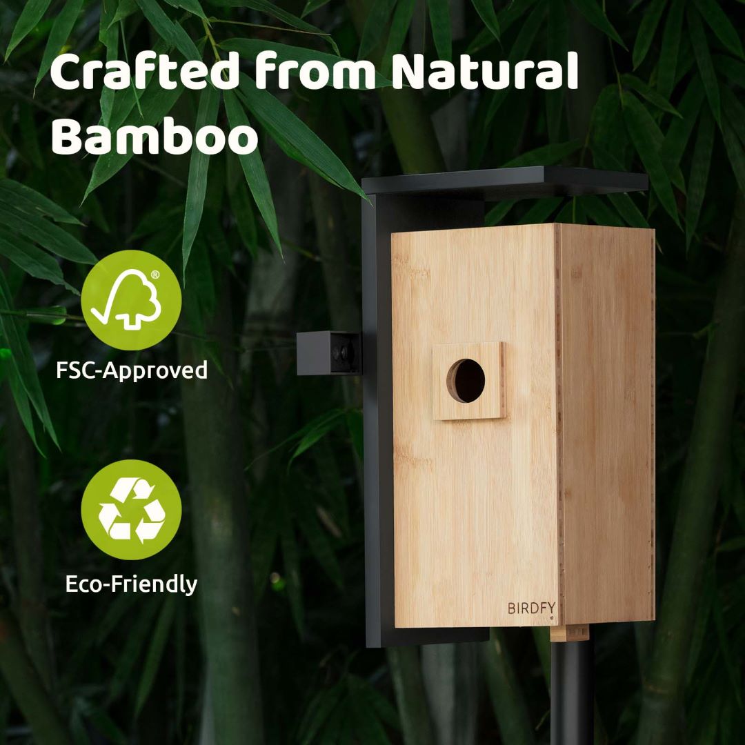 Birdfy Nest - Smart Bird House with Dual Cameras