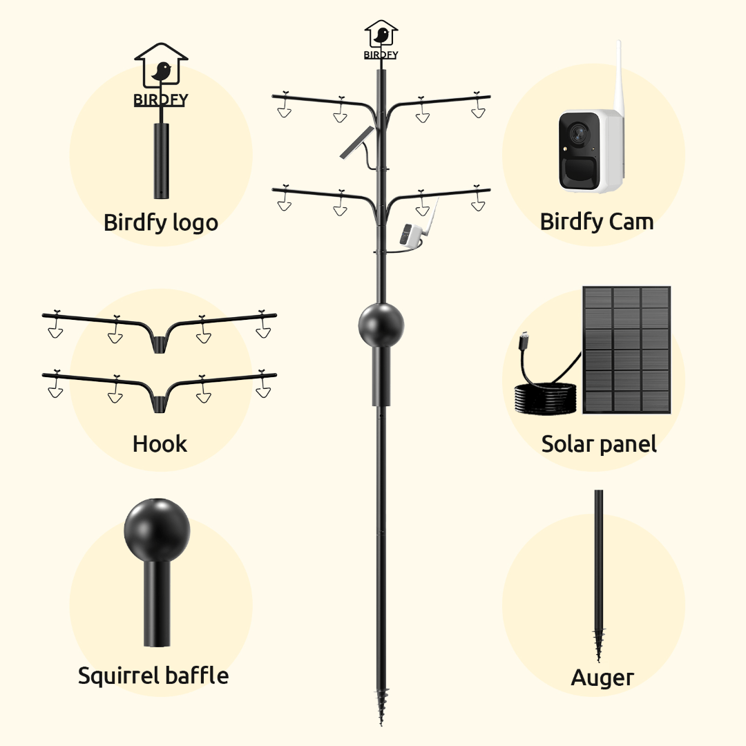 Birdfy Pole - Bird Feeder Pole