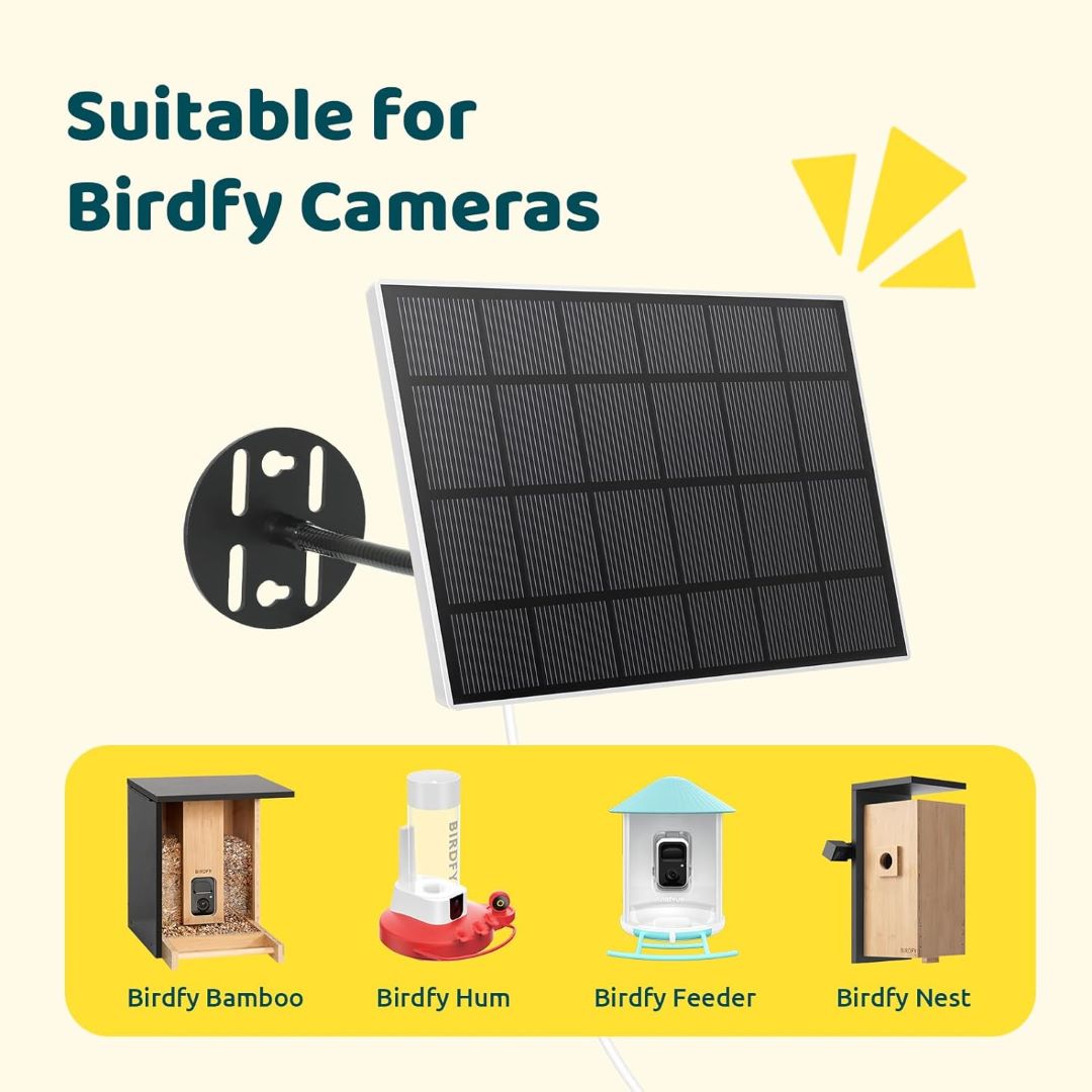 Birdfy Solar Panel (Type C) - Bird Feeder Camera Solar Panel